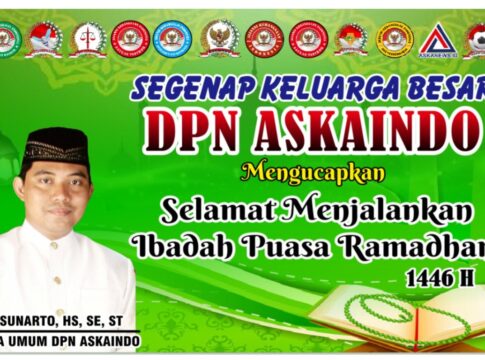 KETUA UMUM DPN ASKAINDO UCAPAN SELAMAT MENJALANKAN IBADAH PUASA