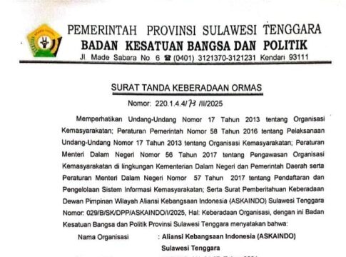 DPP ASKAINDO SULAWESI TENGGARA SIAP BERSINERGI DAN BERMITRA DENGAN PEMERINTAH DAERAH